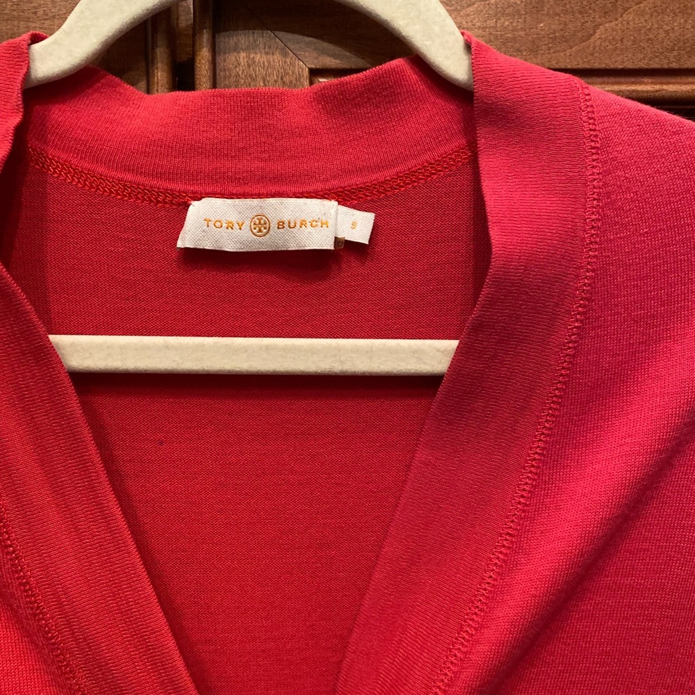 Tory Burch small cardigan. Great gold buttons.